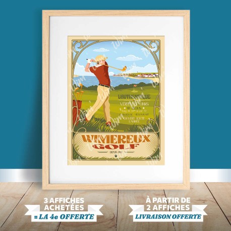 Affiche Wimereux - "Le Golf de Wimereux"