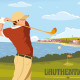 Wimereux - "Le Golf de Wimereux" Poster