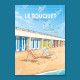 Le Touquet - "Détente à la plage" Poster