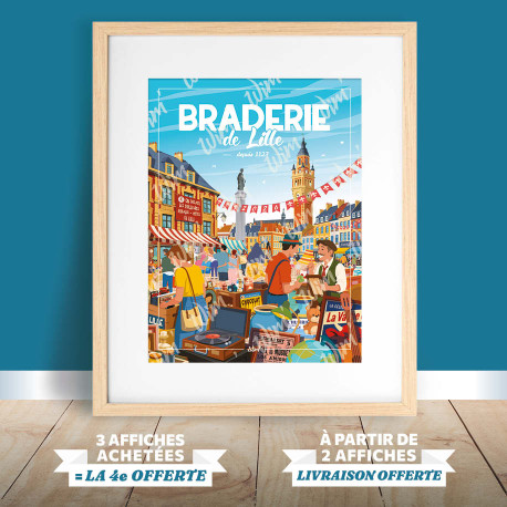 Affiche Braderie de Lille 2026
