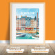 Affiche Honfleur