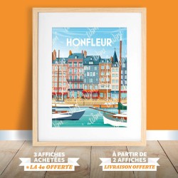 Affiche Honfleur