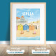 Stella-Plage - "Détente à Stella Plage" Poster