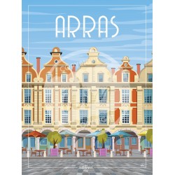 Arras - "Détente à Arras" - 50 x 70 cm - par Wim'