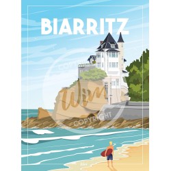 Biarritz - 50 x 70 cm - par Wim'