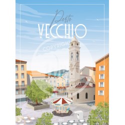 Porto Vecchio - 50 x 70 cm - par Wim'