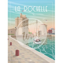 La Rochelle - 50 x 70 cm - par Wim'
