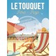 Affiche Le Touquet "Détente au Touquet" par Wim'
