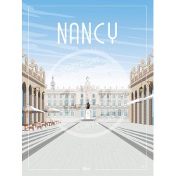 Nancy - 50 x 70 cm - par Wim'