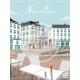Affiche Nantes "Place Royale" par Wim'