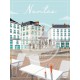 Affiche Nantes "Place Royale" par Wim'