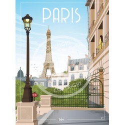 Paris - "Paris ma Belle" - 50 x 70 cm - par Wim'