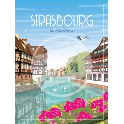 Strasbourg - 50 x 70 cm - par Wim'
