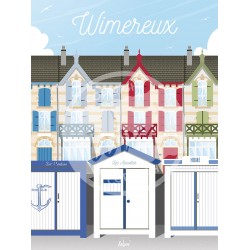 Wimereux - "Les Wimereusiennes" - 50 x 70 cm - par Wim'