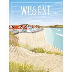 Wissant - "Plage" - 50 x 70 cm - par Wim'