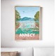 Annecy - 50 x 70 cm - par Wim'