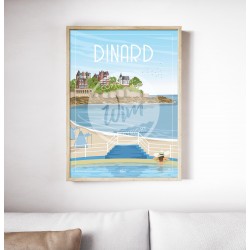 Affiche Dinard par WIm'