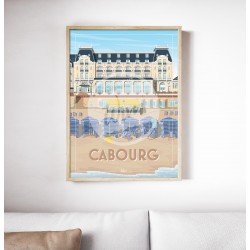 Affiche Cabourg par Wim'