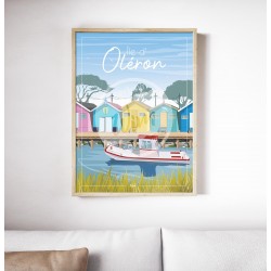 Affiche Île d'Oléron 50x70cm