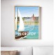 Affiche Le Crotoy "Détente" 50x70cm par Wim'