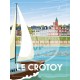 Affiche Le Crotoy "Détente" 50x70cm par Wim'