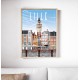 Affiche Lille "Détente sur la Grand'Place" 50x70cm par Wim'