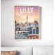 Affiche Lille "Toi, toi mon Toit" 50x70cm par Wim'