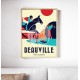 Affiche Deauville "Ville de Plaisirs" par Wim'