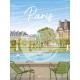 Affiche Paris "Jardin des Tuileries" 50x70cm par Wim'