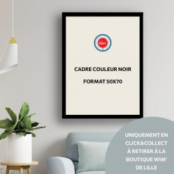 Cadre 50X70 couleur chêne - Uniquement en Click & collect Boutique Lille