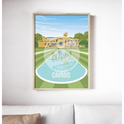 Affiche Lille "Villa Cavrois" 50x70cm