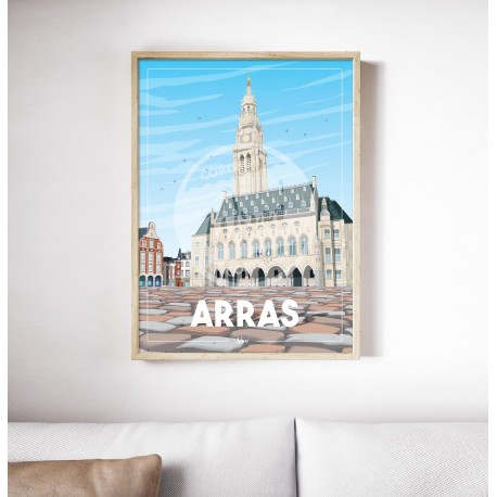 Affiche Arras par Wim'