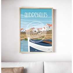 Affiche Audresselles 50x70cm