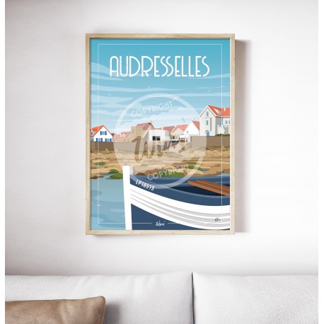 Affiche Audresselles par Wim'