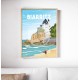 Affiche Biarritz par Wim'