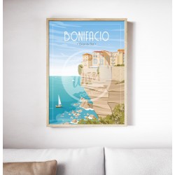 Affiche Bonifacio 50x70cm