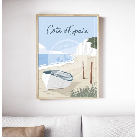 Côte d'Opale - "Détente" - 50 x 70 cm - par Wim'