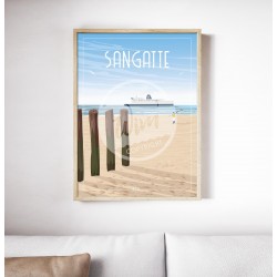 Sangatte - 50 x 70 cm - par WIm'