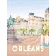 Affiche Orléans "Place du Martroi" par Wim'
