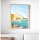 Affiche Calvi 50x70cm