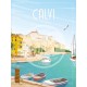 Affiche Calvi 50x70cm