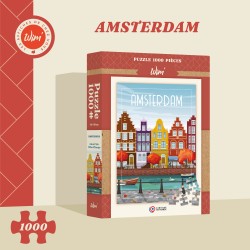 Puzzle / Affiche "Amsterdam" / 48x68cm