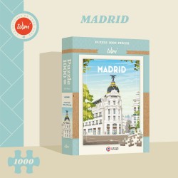 Puzzle / Affiche "Madrid" / 48x68cm