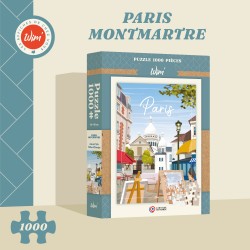 Puzzle / Poster Paris - "Montmartre" / 48x68cm