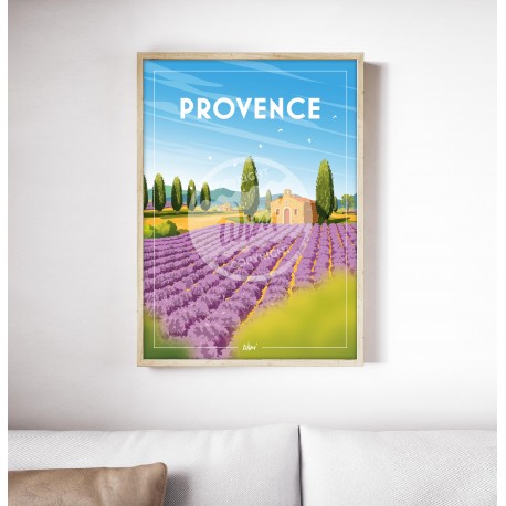Affiche Provence 50x70cm