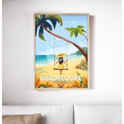 Affiche Guadeloupe 50x70cm