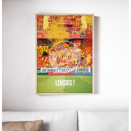 Affiche Lens "Lensois !" 50x70cm