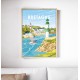 Affiche Bretagne 50 x 70 cm