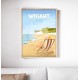 Affiche Wissant "Détente à Wissant" 50 x 70 cm