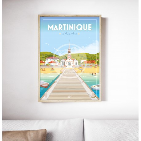 Affiche Martinique 50x70cm
